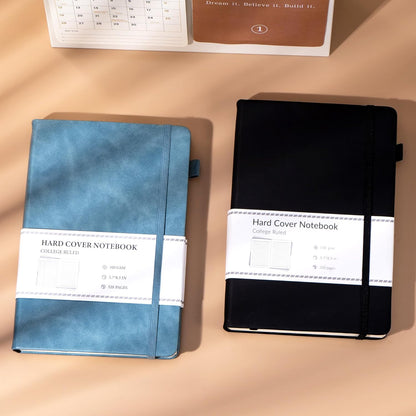 CAGIE Bullet Dotted Journal Notebook 320 Pages 100 GSM Paper Hardcover A5 Dot Grid Notebook Leather Journals for Writing Women Men Work Journaling, Green