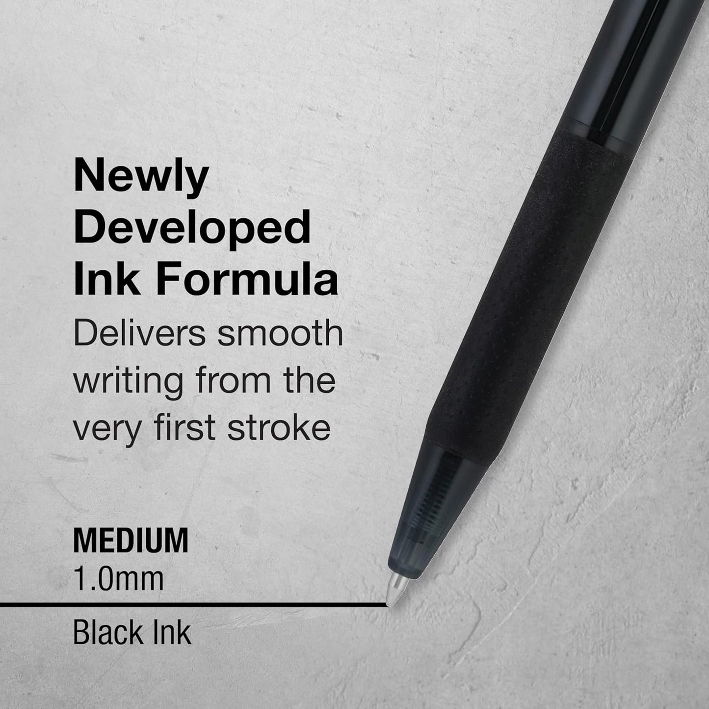Pilot BP-1RT Advanced Ink, Retractable Ballpoint Blue Ink Pens, Medium Point, Dozen Box, 1mm