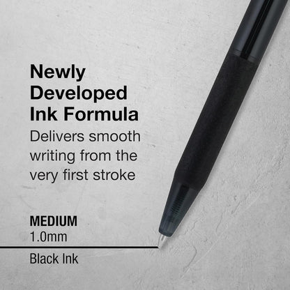 Pilot BP-1RT Advanced Ink, Retractable Ballpoint Blue Ink Pens, Medium Point, Dozen Box, 1mm