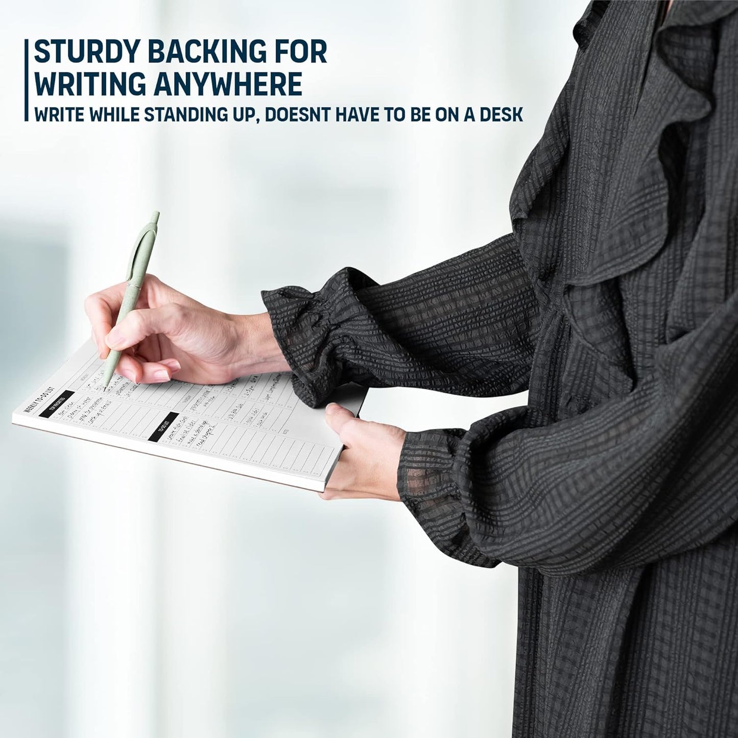 To Do List Notepad: With Multiple Functional Sections - 6.5 x 9.8" 60 Sheets - Spiral Daily Planner Notebook - Task CheckList Organizer Agenda Pad for Work - Note & Todo List Organization Notebooks