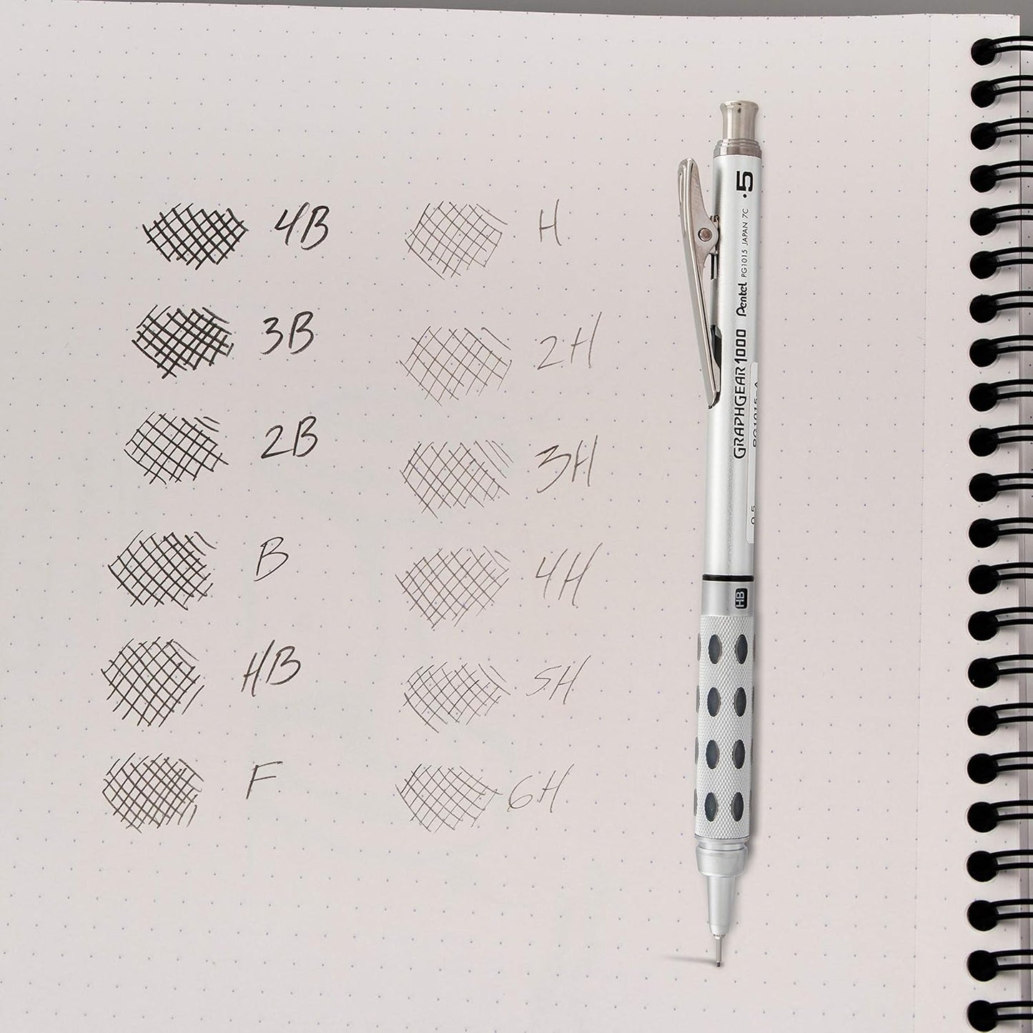 Pentel Super Hi-Polymer Lead Refill (0.5mm) Fine, 2H, 36 Pieces of Lead (C505BP32H-K6)