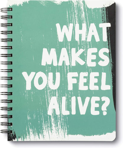 Compendium Spiral Notebook – Expect the Best Things to Happen Today – A Designer Spiral Notebook with 192 Lined Pages, College Ruled, 7.0" W x 9.25" H