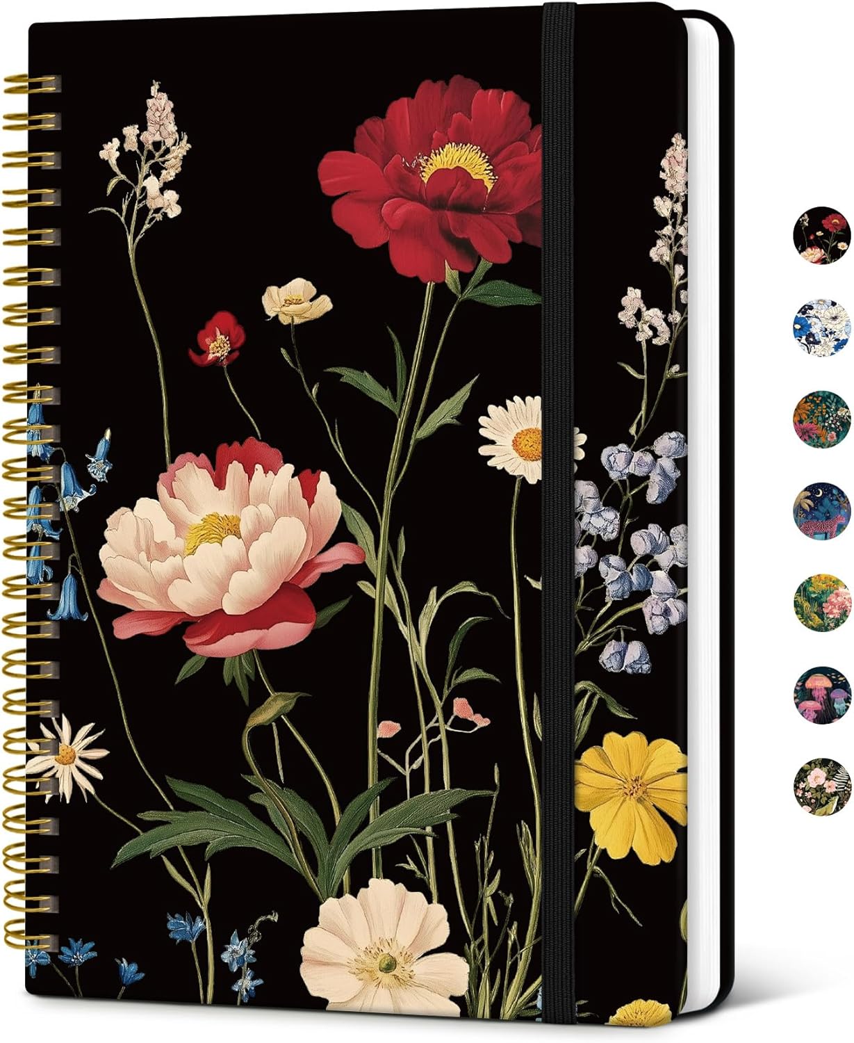 Taja Lined Spiral Notebook Journal for Women A5(5.8" × 8.3"), Cute Hardcover Notebook for Work, School & Note Taking, Pretty College Ruled Journal for Writing, 140 Pages, Sunset