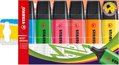 STABILO Highlighter BOSS ORIGINAL - Pack of 4 - Green