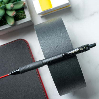 Pilot, G2 Edge Premium Gel Roller Pens, Fine Point 0.7 mm, Black, Pack of 8