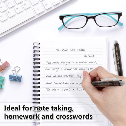 Vanstek 15 Colors Retractable Erasable Gel Pens Clicker, Fine Point(0.7), Make Mistakes Disappear, Premium Comfort Grip for Drawing Writing Planner and School Supplies