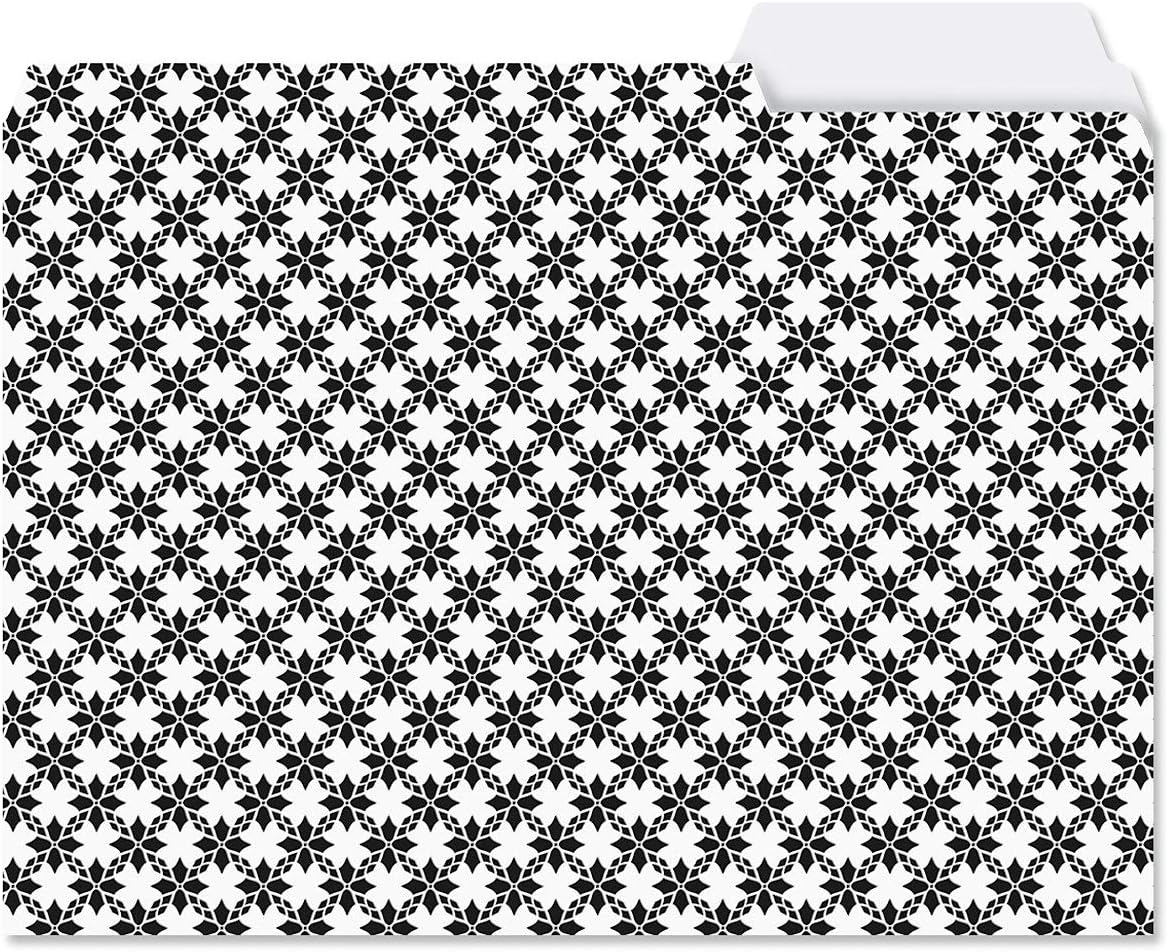 Current Floral Fun File Folders Value Pack - Bulk Set of 24, 6 Pretty Decorative Designs, 1/3 Cut Tabs, Heavy-Duty Paper Stock, Office Supplies for Home & Work, 9-½” x 11-¾” Letter Size