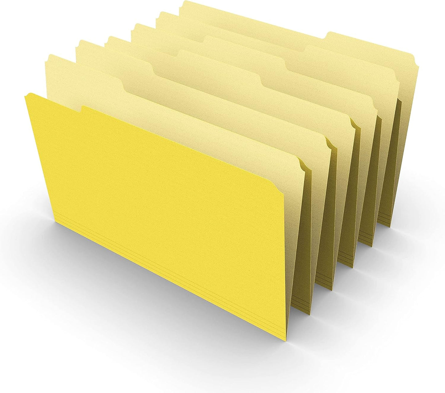 Staples Recycled File Folders, Legal Size, 1/3‑Cut Tabs, Manila, 30% Recycled Paper Stock, 100/Box