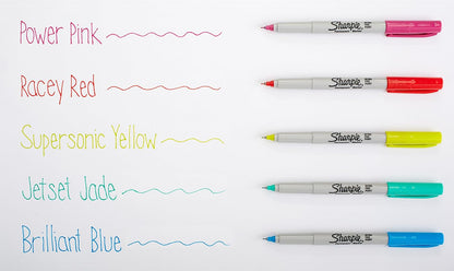 Sharpie 37600PP Permanent Markers, Ultra Fine Point, Classic Colors, 8 Count
