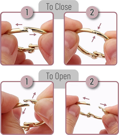 Mr. Pen- Loose Leaf Binder Book Rings, 5 Assorted Sizes (0.6", 1", 1.2", 1.5",2"), 36 Pack, Metal Binder Rings for Index Cards, Keychains, School, Home, Office, Silver