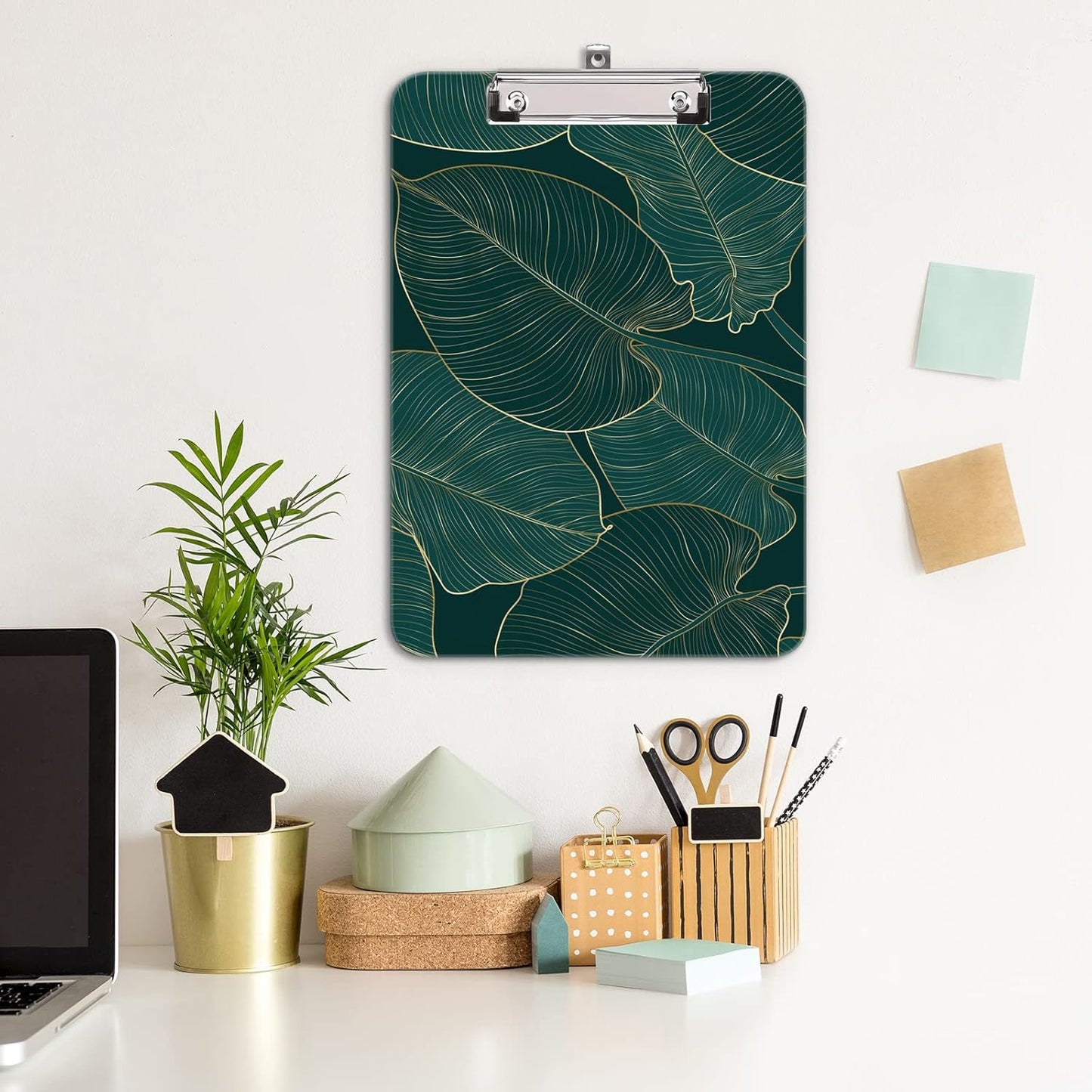 Hongri Plastic Cute Clipboard, Letter Size for Students, Teacher, Woman and Kids, Low Profile Clip, Decorative Pattern, Size 9 x 12.5 in, Dream Marble