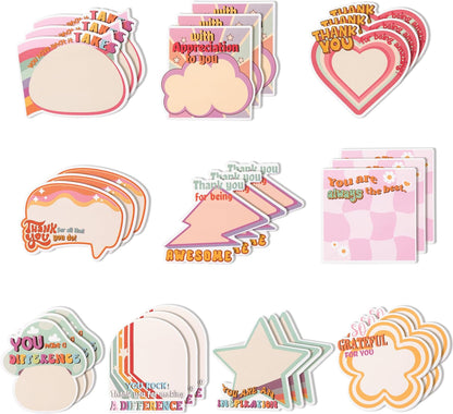 Xqumoi 30 Pack Teacher Sticky Notes - Funny Coffee Cup Self Sticky Notepads Writing Memo Pads for Teacher Appreciation Back to School Office Supplies Coffee Lover Gift Party Favors Goodies Bag Fillers