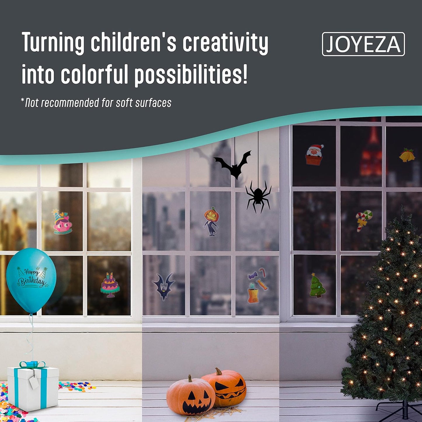 JOYEZA Premium Printable Vinyl Sticker Paper for Inkjet Printer - 25 Sheets Glossy White Waterproof, Dries Quickly Vivid Colors, Holds Ink Well - Inkjet & Laser Printer