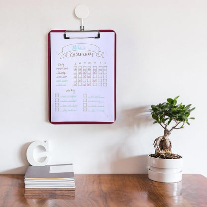 Mr. Pen- Plastic Clipboard, Letter Size, Black, Clipboard Plastic, Low-Profile Metal Clip with Retractable Hanging Hole