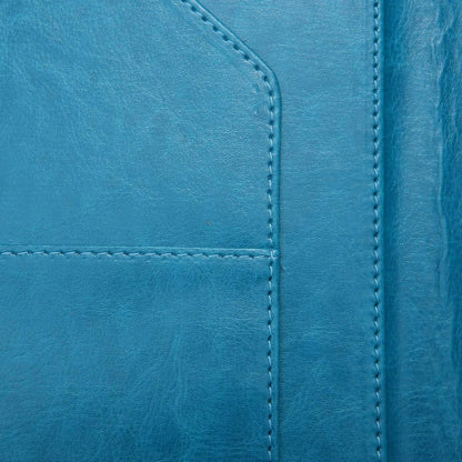 Clipboard Folder Padfolio A4, Mymazn Writing Portfolios Faux Leather Clipboards with Cover for Legal Pad Holder Letter Size 8.5 x 11 for Business Conference Notepad Clip Board (Gray Green)