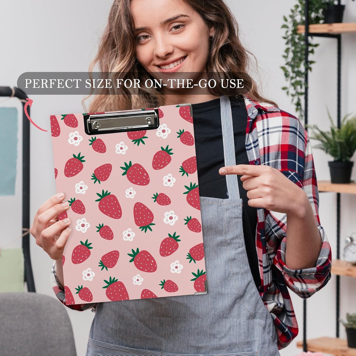 Trendy Black Leopard Print Clipboard Folio with Storage for Office Classroom, Preppy Dark Cheetah Print Padfolio with Metal Clip for Nurses Teachers Students Women Men, 12.4x9.25 in