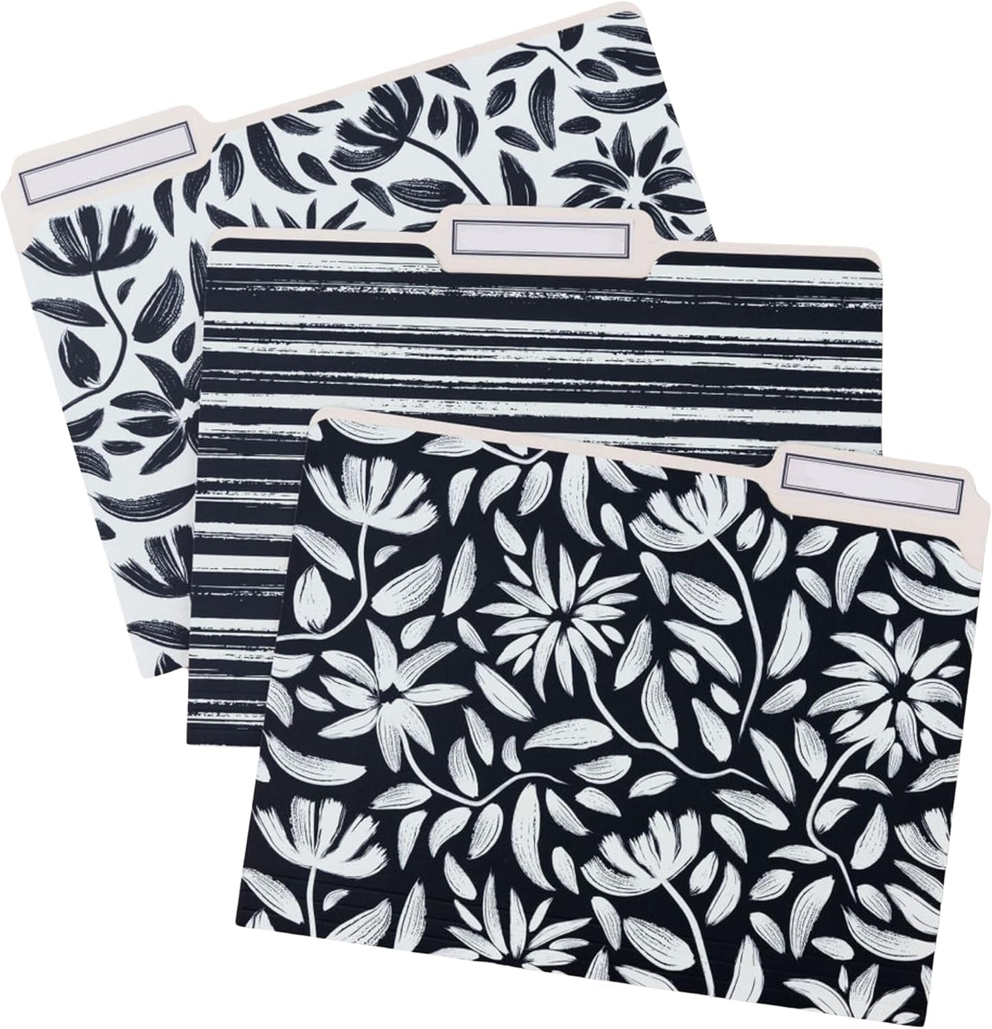 Steel Mill & Co Cute File Folders, Set of 9, Document Organizer for Filing Cabinet, Decorative Letter Size Files, Wanderlust