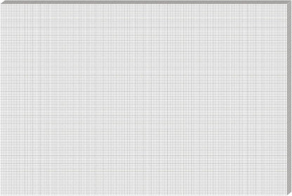 Fuyoooo 25 Sheet Graph Paper Pad 24" x 36" Large Graph 1" and 1/4" Ruled Grid Paper for Engineer Architect Designer Mathematician Draftsmen Sketch House Commercial Building Plan Drafting(White)
