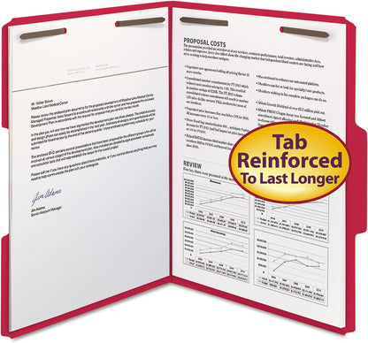 Pendaflex Fastener Folders, 2 Fasteners, Letter Size, Green, 1/3 Cut Tabs in Left, Right, Center Positions, 50 per Box (22140GW)