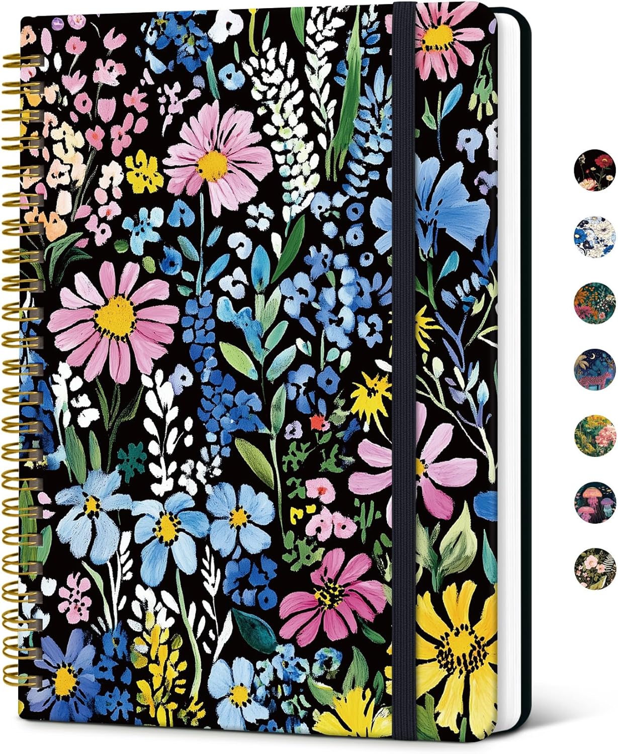 Taja Lined Spiral Notebook Journal for Women A5(5.8" × 8.3"), Cute Hardcover Notebook for Work, School & Note Taking, Pretty College Ruled Journal for Writing, 140 Pages, Sunset