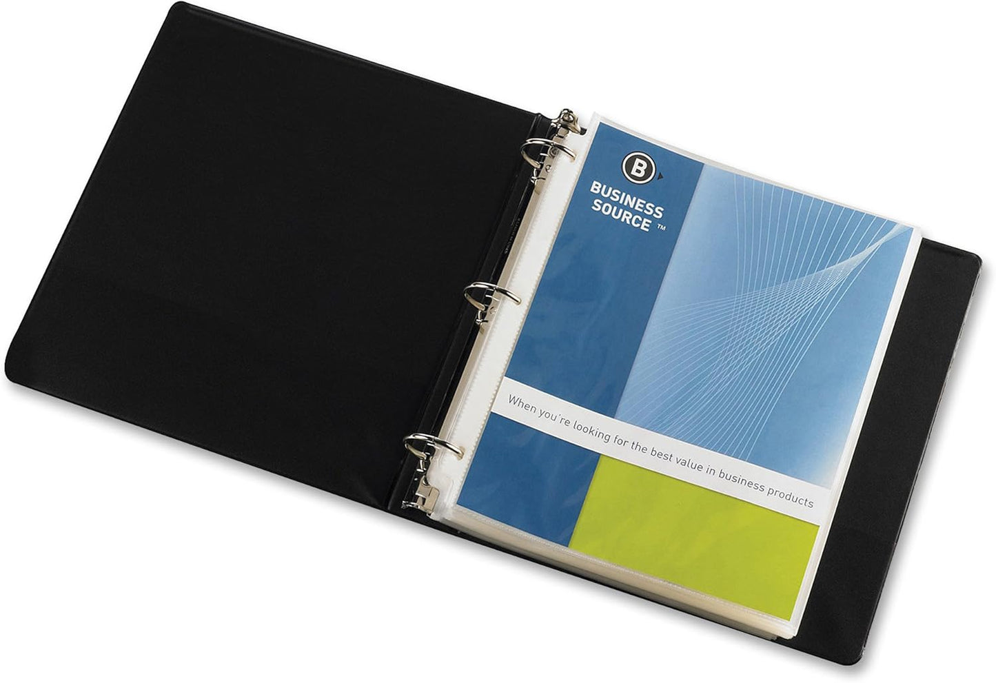 Business Source Sheet Protectors, Top Load, 1.9 Mile, 11"x8-1/2", 100/ (74551)