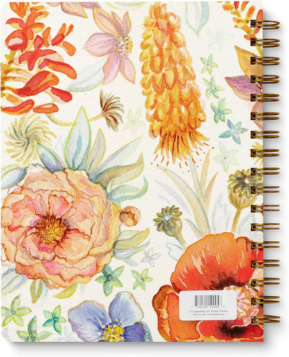 Compendium Spiral Notebook – Expect the Best Things to Happen Today – A Designer Spiral Notebook with 192 Lined Pages, College Ruled, 7.0" W x 9.25" H