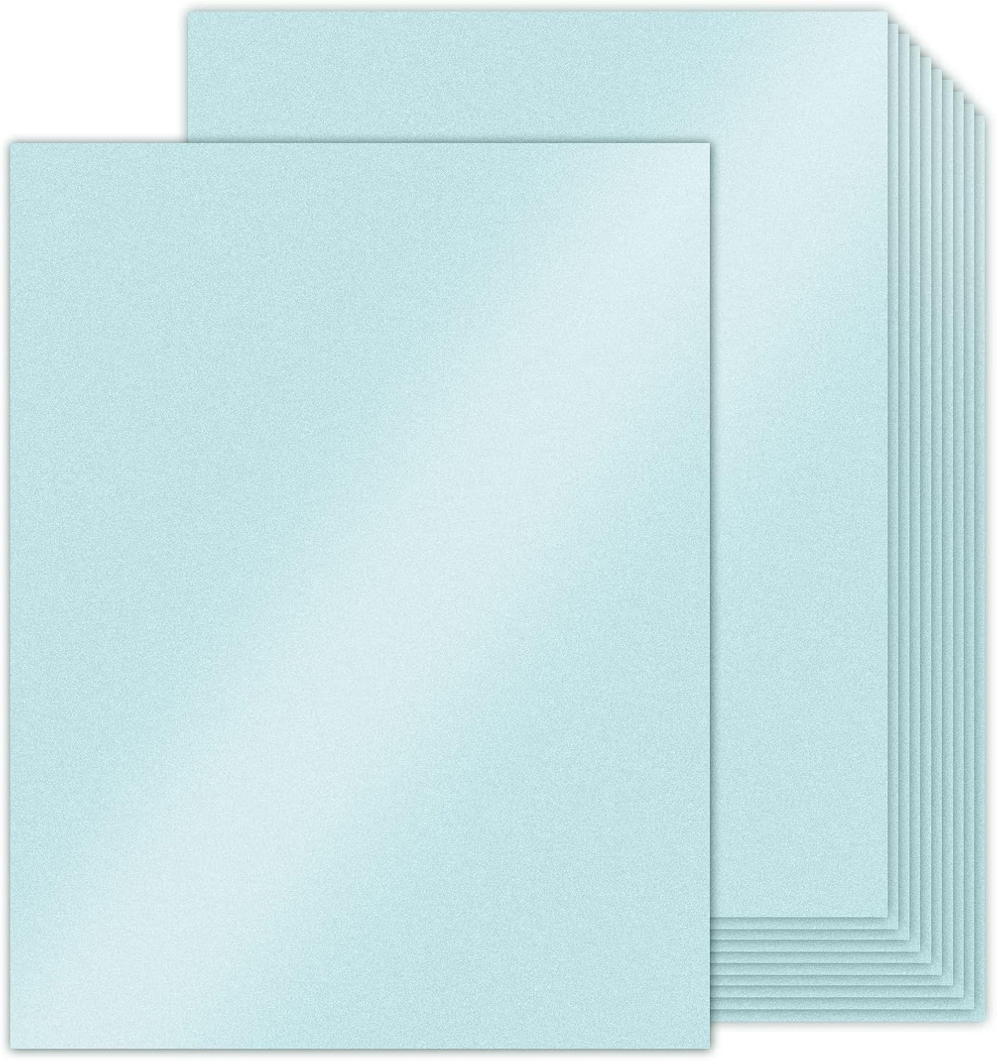 24 Sheets Pink Shimmer Cardstock 8.5 x 11 Iridescent Paper, Goefun 80lb Card Stock Printer Paper for Invitations, Valentines Day, Crafts, DIY Cards