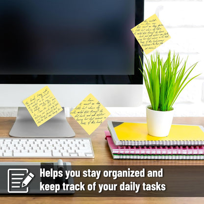 Mr. Pen- Yellow Sticky Notes, 3”x3”, 48 Pads, 2880 Sheets, Bulk Sticky Notes, Self-Stick Note Pads, Perfect for Office, School, Home, Study & Organization