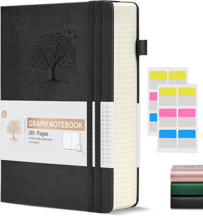 Lined Journal Notebook -365 Pages A5 Thick Journals for Writing Ruled Notebook, Hardcover Leather Journal for Women Men Daily Journal Notebook for Work, Note Taking, 100Gsm Lined Paper( 5.75'' X 8.38'' Green)