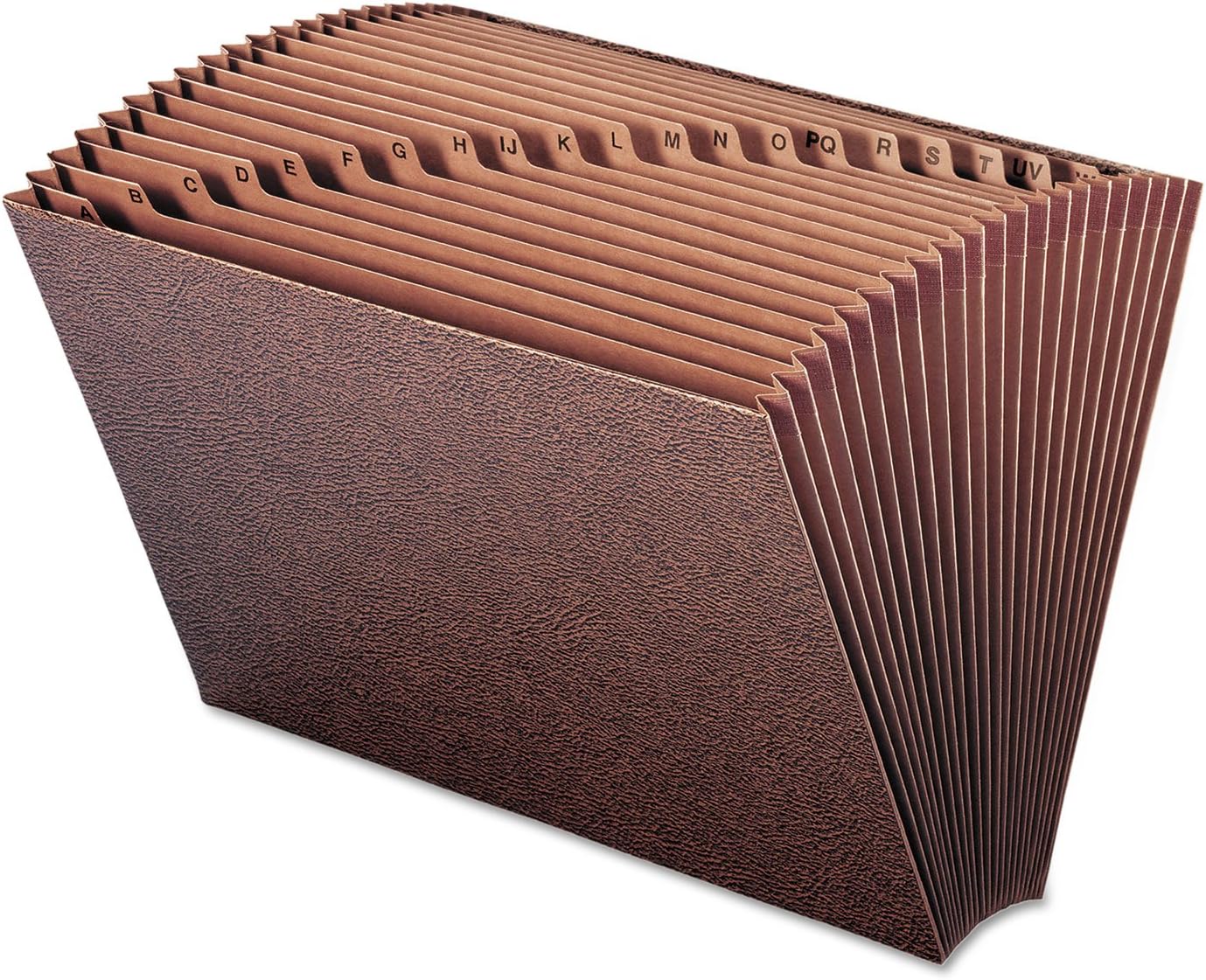 Smead TUFF Expanding File, Alphabetic (A-Z), 21 Pockets, Legal Size, Redrope-Printed Stock (70430)