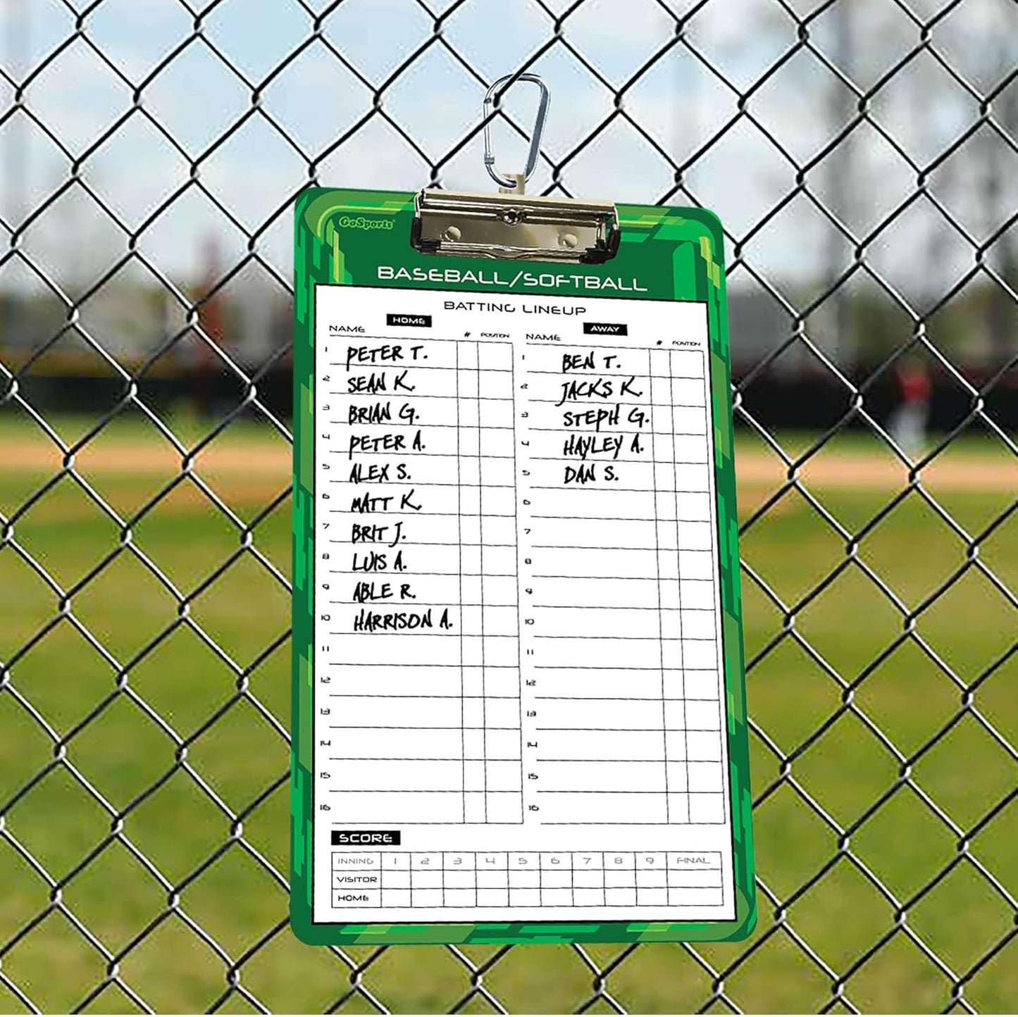 GoSports Premium Dry Erase Coaches Clipboards – Basketball, Baseball, Football, Soccer, Hockey, Volleyball, Lacrosse