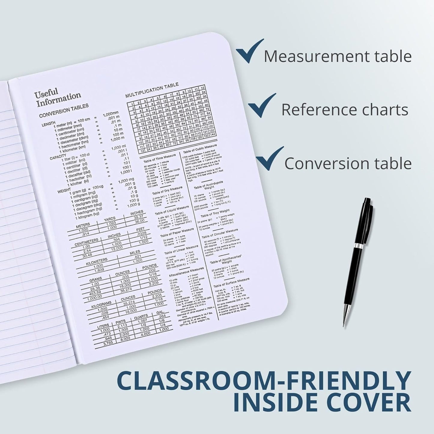 Roaring Spring Hard Cover Composition Notebook, 4 Pack, Assorted Colors Marble Comp Book, 9.75″ x 7.5″, Wide-Ruled with Margin, 100 Sheets (200 Pages)