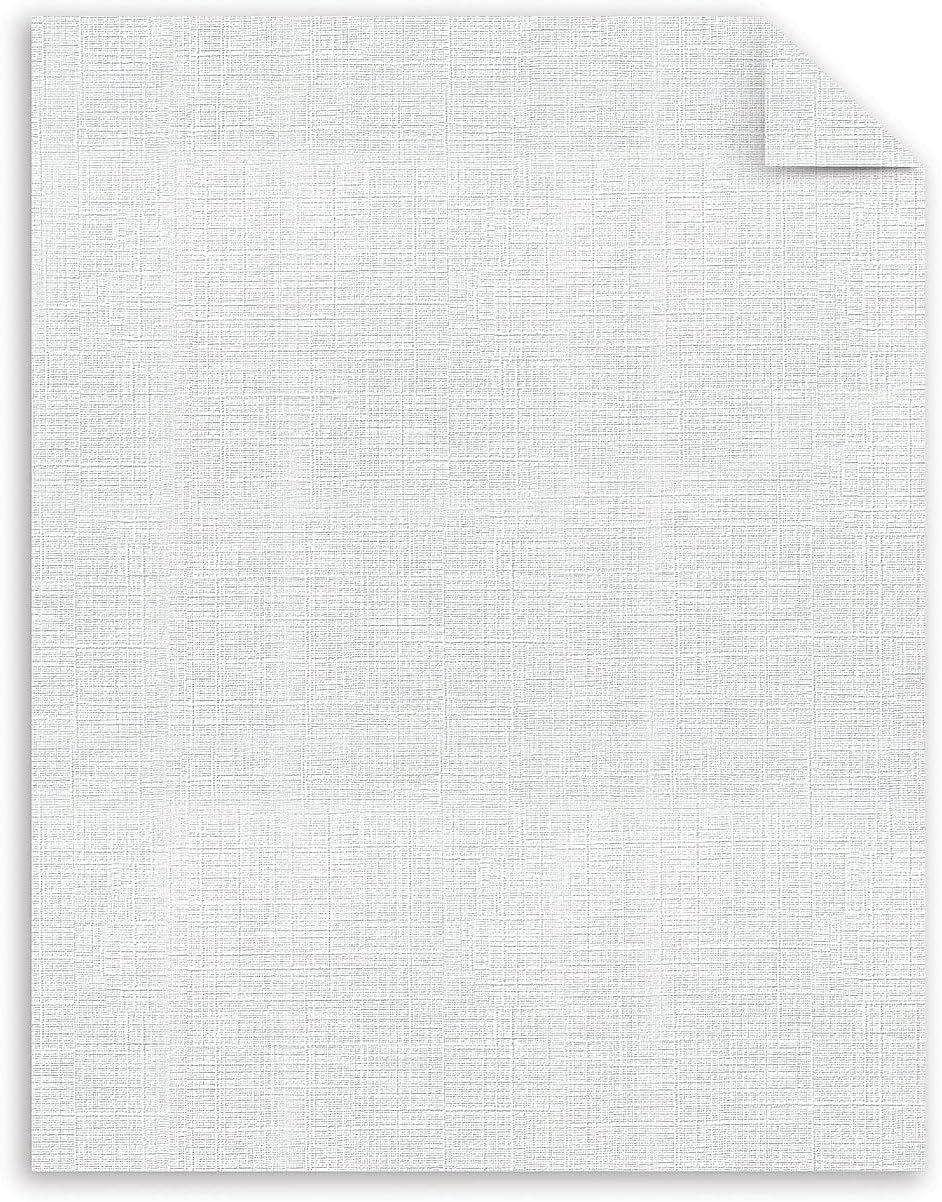 Southworth Z550CK 25% Cotton Linen Business Coverstock White 65 lbs 8-1/2 x 11 100/Box FSC