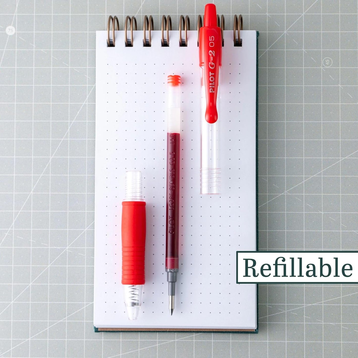PILOT G2 Premium Refillable and Retractable Rolling Ball Gel Pens, Extra Fine Point, Black Ink, 12-Pack (31002)