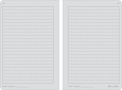Rite In The Rain Weatherproof Stapled Notebook, 4.625" x 7", Orange Cover, Universal Pattern, 3 Pack (No. OR71FX)