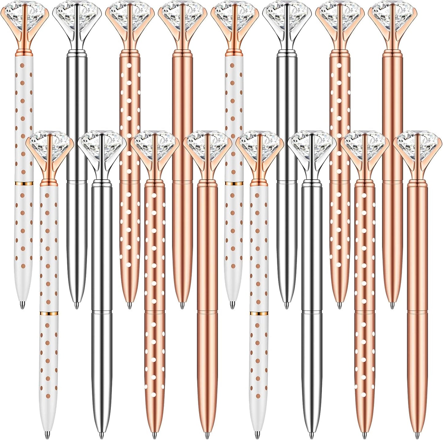 PASISIBICK 3.2 in Black Ink Ballpoint Pen Refills for Metal Diamond Pen(Pack of 20)