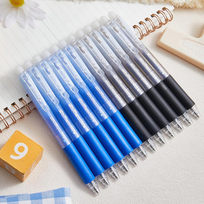 Retractable Erasable Gel Pens Clicker,Fine Point 0.7mm Smooth Writing Pens,Cute Pens For Writing Journaling Taking Notes School Office Home. (12 Colors)