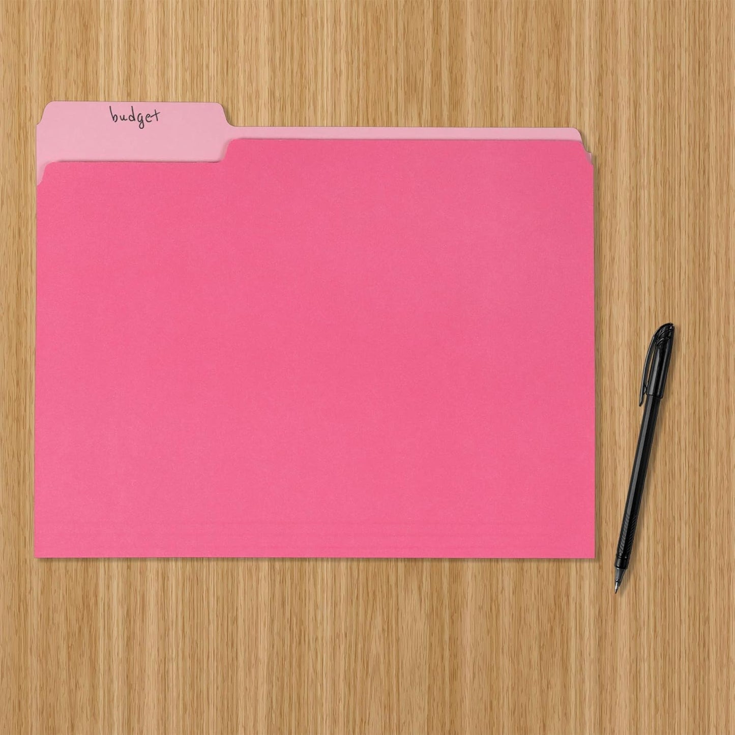 Amazon Basics Manila File Folders, Letter Size, 1/2 Tab in Left and Right Positions, 8.5" x 11", 36-Pack