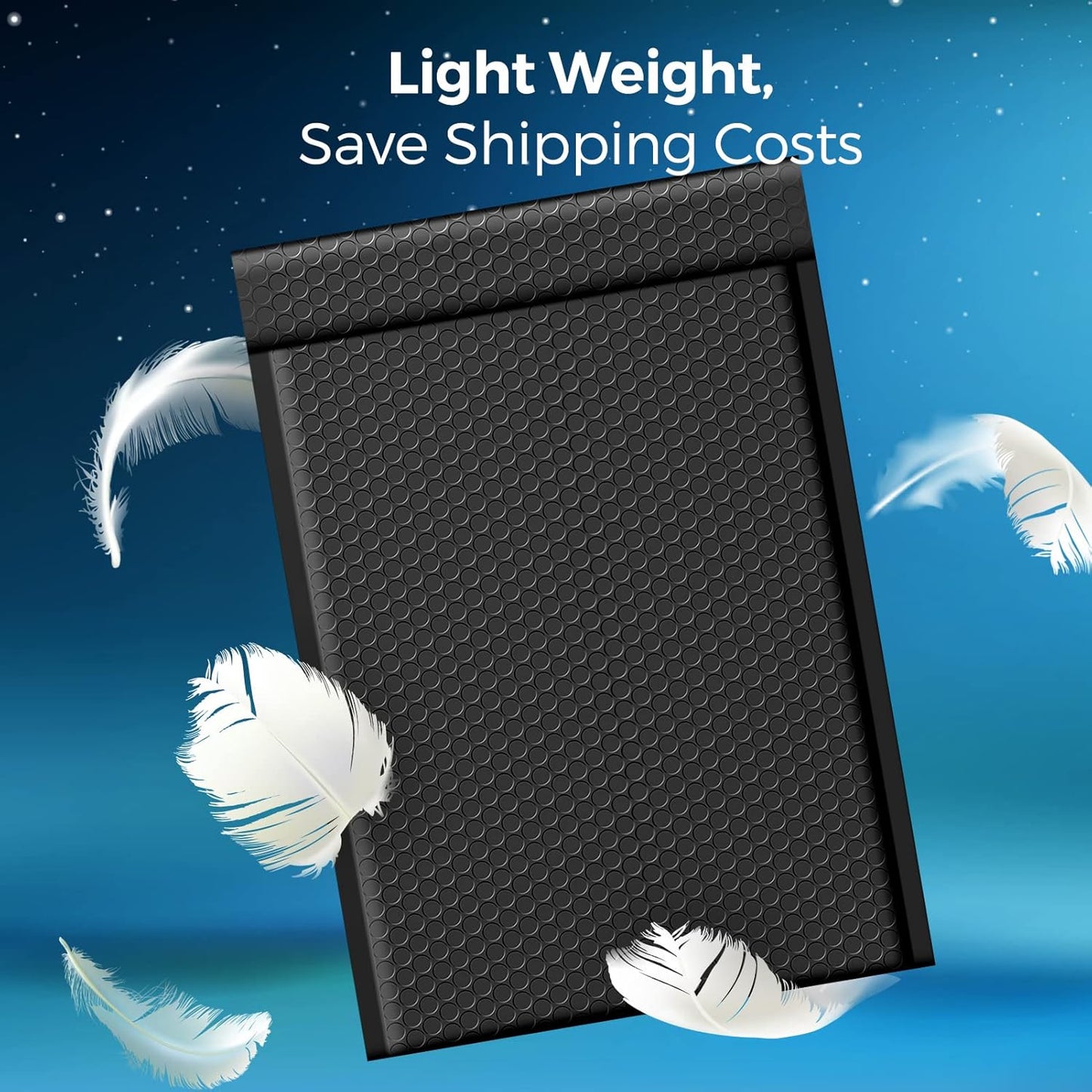 Fuxury Bubble Mailers 10.5x16 Inch 40 Pack Self Seal Padded Envelopes Waterproof Mailing Envelopes Bubble Padded Cushioning Padded Mailers Bubble Bags for Packaging Small Business Large #5 Black