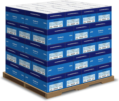 Hammermill Colored Paper, 20lb Pink Printer Paper, 8-1/2 x 11- 1 Ream (500 Sheets) - Made in the USA, Pastel Paper, 103382R