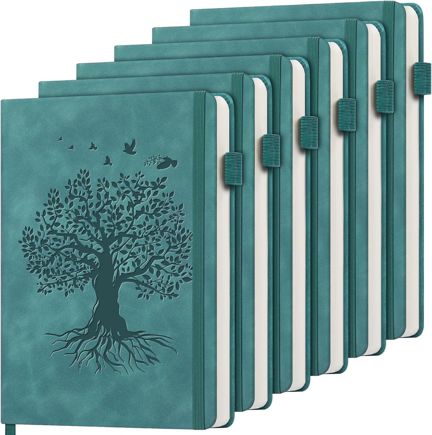 Lined Journal Notebook for Women Men, A5 Hardcover Leather Journals for Writing, 200 Pages Thick Paper, Daily Journal Notebook for Work, School, Note Taking, Business, Travel, College Ruled