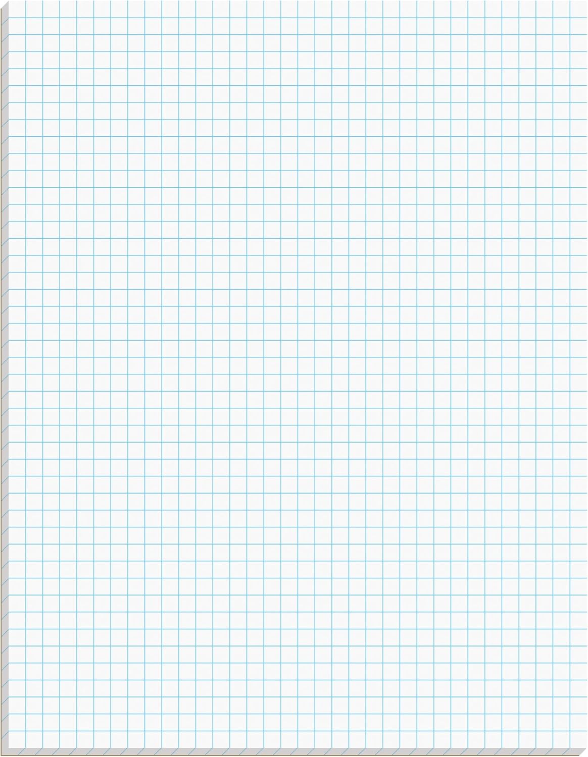 Ampad Evidence Quadrille Pad, Size 8-1/2 x 11, White Paper, 4x4 Quad Ruling, 20 Pound Premium Stock Paper, 50 Sheets Per Pad (22-000)