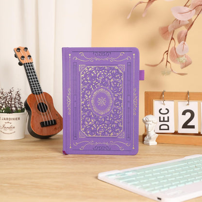TIEFOSSI Lined Notebook, 100gsm Thick Paper, Hardcover College Ruled Journals for Women Men, 320 Numbered pages, for Travel, School and Office Use