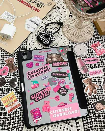 QYH Printable Vinyl Sticker Paper for Inkjet & Laser Printer - Matte White Waterproof, 50 Sheets Vivid Colors, Compatible with Cricut, Silhouette, Ideal for Small Business & DIY- 8.5"x11"