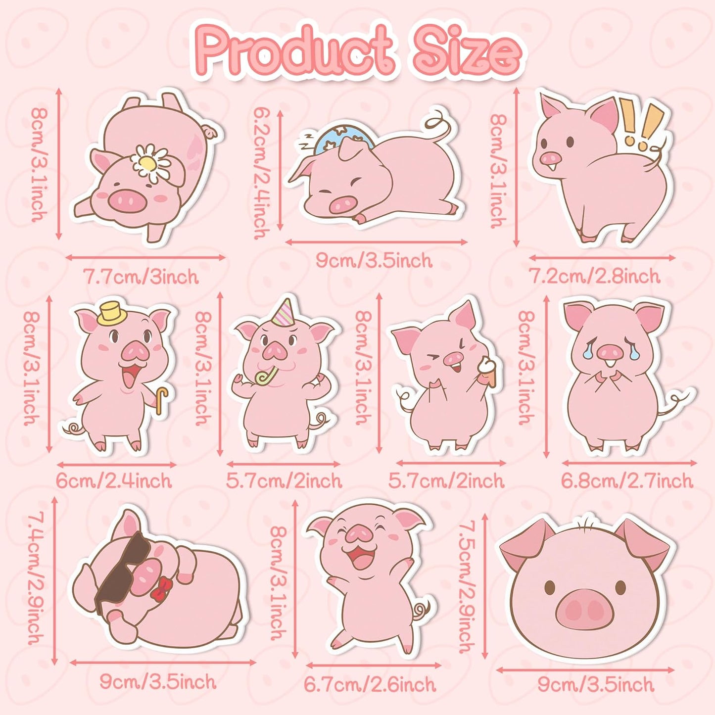 CJiangpo 30Pcs Marshmallow Sticky Notes Pads, 600 Sheets Cute Self Stick Notepad Memo Pads Funny Cartoon Page Marker Classroom Rewards Camping Themed Gift