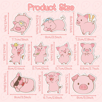 CJiangpo 30Pcs Marshmallow Sticky Notes Pads, 600 Sheets Cute Self Stick Notepad Memo Pads Funny Cartoon Page Marker Classroom Rewards Camping Themed Gift