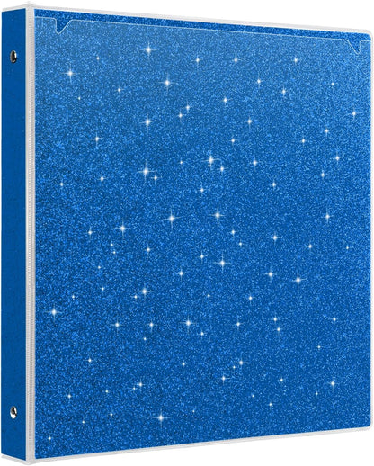 EYROZILL 3 Ring Binders 1 Inch Round Rings Binder Gold Binder Holds 8.5" x 11" Letter Size 300 Sheets, Waterproof, Gold