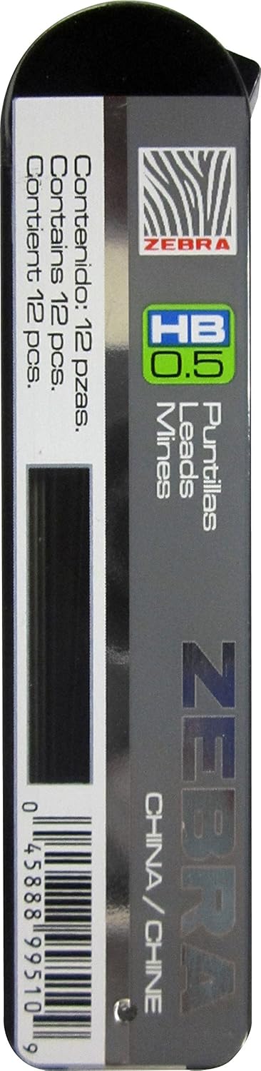 Zebra Pen Standard HB Lead Mechanical Pencil Refill, 0.7mm, 1 Pack