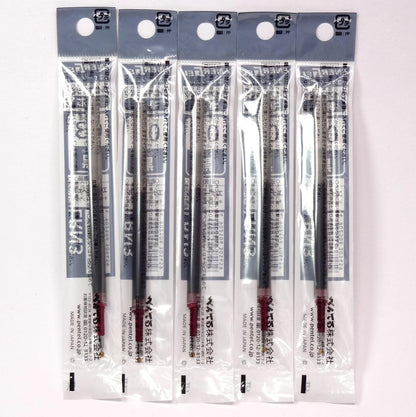 Pentel 0.3mm Black Ink Refill (XLRN3-A), for EnerGel Retract Ballpoint Pen(BLN73-A), × 5 Pack/total 5 pcs (Japan Import) [Komainu-Dou Original Package]