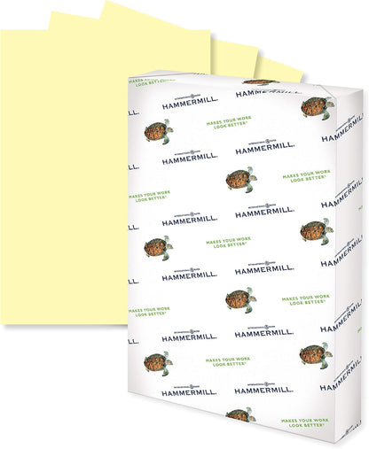 Hammermill Colored Paper, 20lb Pink Printer Paper, 8-1/2 x 11- 1 Ream (500 Sheets) - Made in the USA, Pastel Paper, 103382R